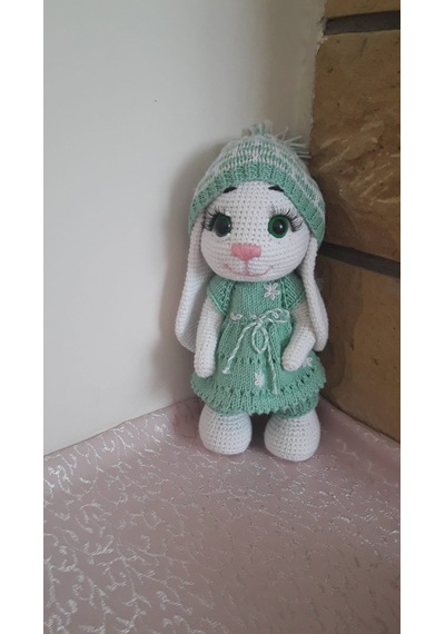 Amigurumi Uykucu Tavşan Oyuncak