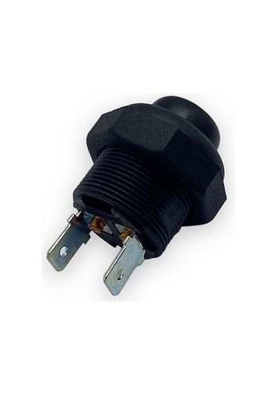Emas Buton Fişli 22 Mm Siyah