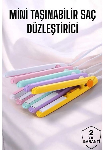 Mini Saç Düzleştirici 180 C Seramik Kaplama Seyahat İçin