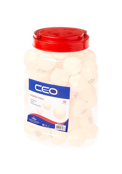 Ceo Sport 60lı Pinpon Topu Beyaz