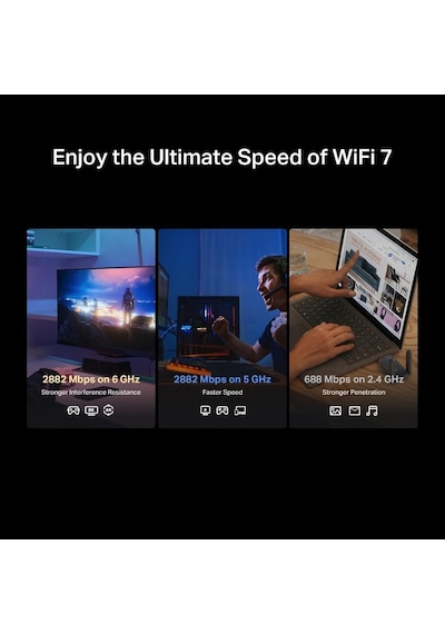 Ma37beh Be6500 Wi-fi 7 Kablosuz Usb Adaptör 6.5 Gbps Üç Bant Hız 6 Ghz Desteği Yüksek Kazançlı Anten Usb 3.0 Dahili Sürücü Tak Çalıştır Wpa3 Güvenlik Windows 10/11 Uyumlu
