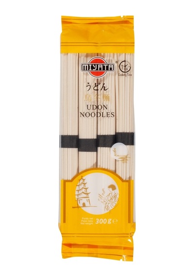 Miyata Udon Noodle 300g - Kalın Buğday Unlu Erişte, Yüksek Lif Ve B Vitamini 2'li Ekonomik Pake Tarı