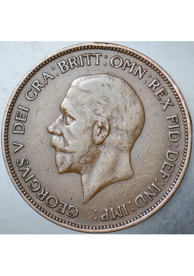 Birleşik Krallık 1 Penny 1935 Kral 5. George Dönemi. 31 Mm. İngiltere.