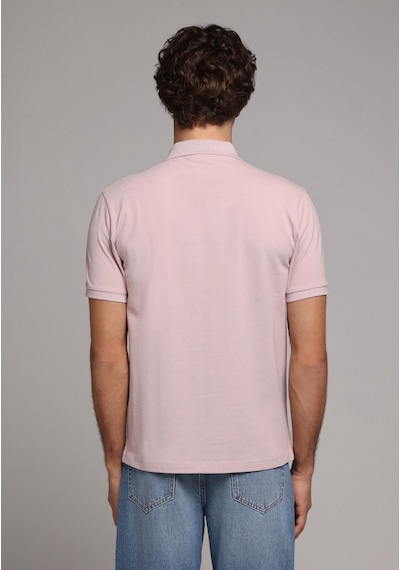 Colin's Colins Regular Fit Polo Yaka Düz Erkek Pembe Kısa Kol Tişört Cl1073960 Q1.v2 Plı