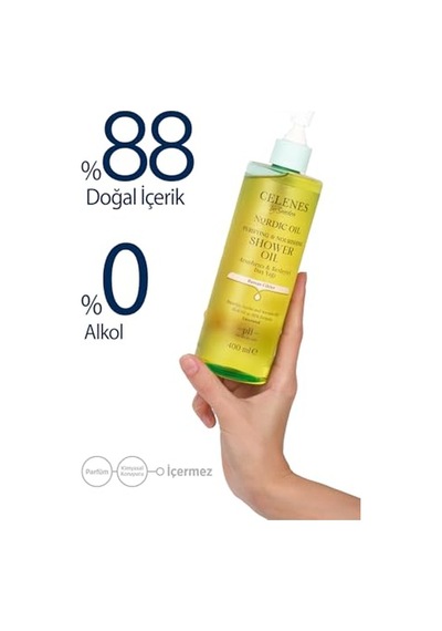 Nordic Oil Duş Yağı Hassas Ciltler İçin Besleyici Ve Nemlendirici Acai Üzümü