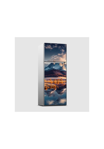 Gece Şehir Manzarası Buzdolabı Kaplama Sticker Kendinden Yapışkanlı Folyo 75x200 Cm