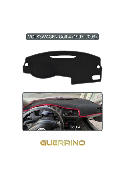 Volkswagen Golf 4 1997-2003 Torpido Koruma Halısı Gri Kenar
