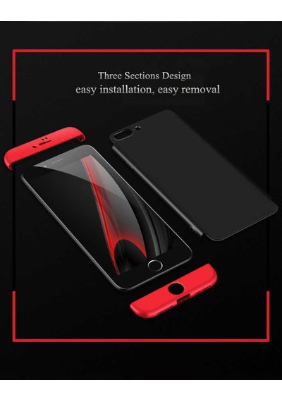 Apple Uyumlu iPhone 7 Plus Kılıf Zore Ays Kapak Siyah
