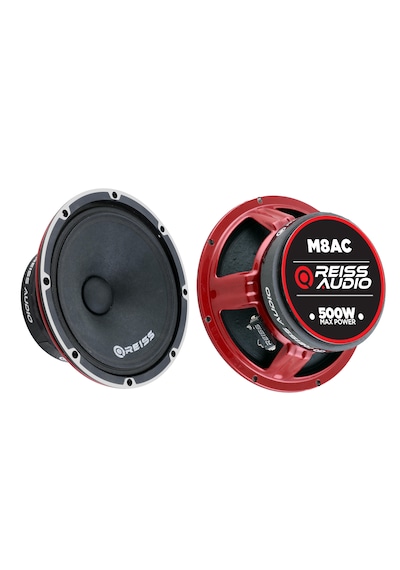 Rs-m8ac 20cm Tanesi 500wat-250w Rms 20cm Oto Midrange Hoparlör Metal Kapaklı