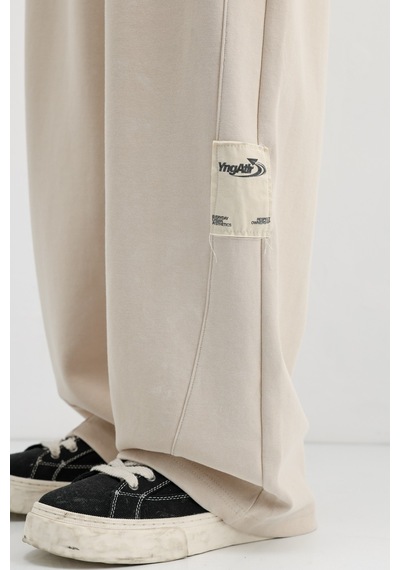 Vamos Baggy Fit Eşofman Alt V80-43 Taş
