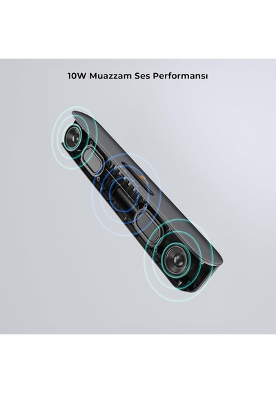 Ds108 Kablosuz Bluetooth 10w Soundbar Taşınabilir Stereo Hoparlör Beyaz