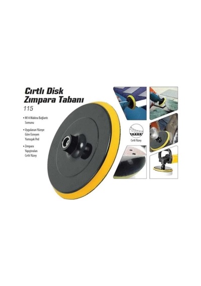 Tr Sgs 285 Deliksiz Cırtlı Zımpara Pedi 115mm