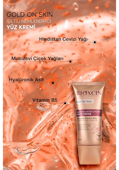 Bioxcin Gold On Skin Işıltılı Nemlendirici Yüz Kremi 50 Ml 2 Adet