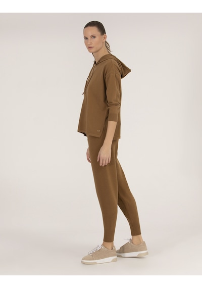 Pierre Cardin Kadın Camel Melanj Triko Pantolon 50261079-vr122 Camel Melanj