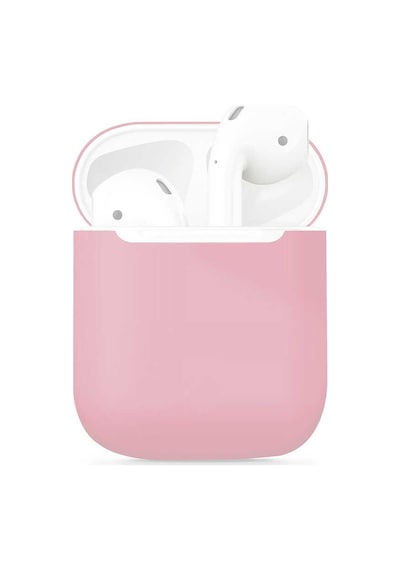 Airpods 1. Nesil 2016 A1523-a1722-a1602 Uyumlu Silikon Kılıf Airbag 13 - Pembe - T13648