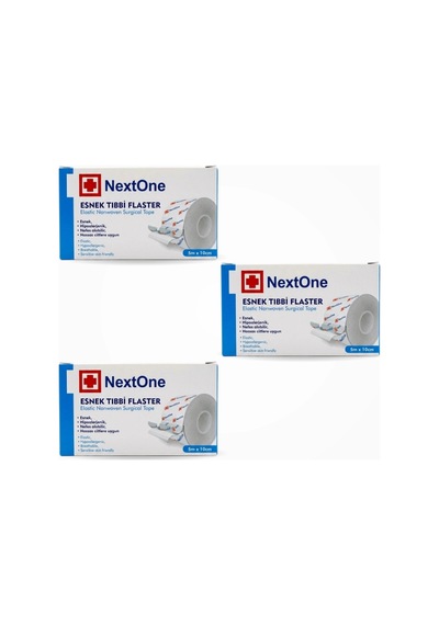 Nextone Esnek Fix Tıbbi Flaster Nonwoven 10cm X 5m - 3 Adet