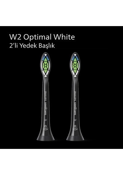 Philips Sonicare HX6062/88 - Optimal White Sonic Şarjlı Diş Fırçası Yedek Başlığı 2'li