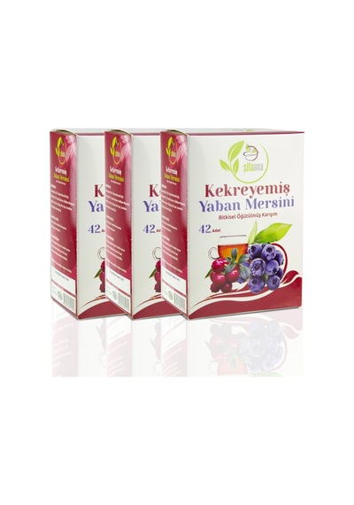 Kekreyemişli Yaban Mersinli Bitkisel Karışım 3 Paket