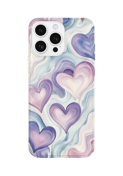 İphone 16 Pro Uyumlu Baskılı Şeffaf Telefon Kılıfı Koleksiyon: Pastelbloom Soft Series 3