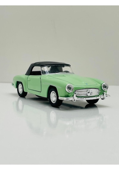 Mercedes 190 Sl 1955 Model 1/36 Çek Bırak Metal Araba Yeşil