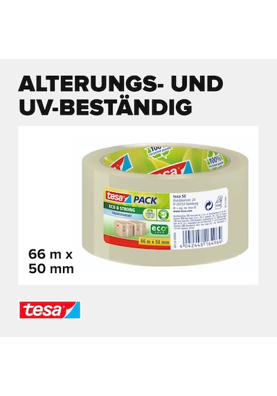 Tesa Eco Koli Bandı Şeffaf Pp