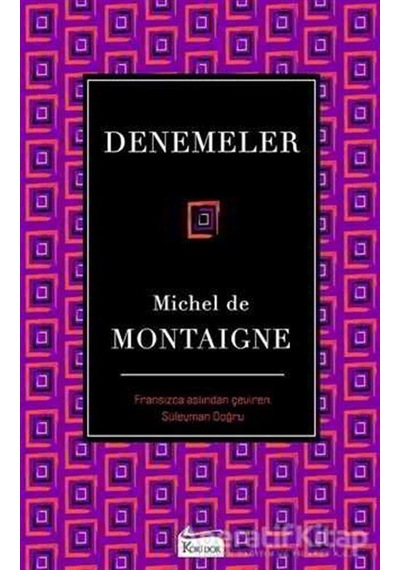 Denemeler Bez Ciltli - Michel De Montaigne - Koridor Yayıncılık