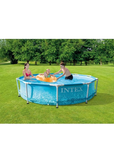 Intex 28208 Metal Çerçeve Havuz Set 305x76cm Çok Renkli