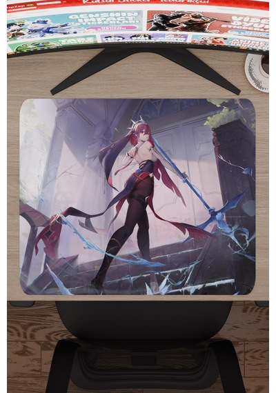 Rosaria Genshin Impact Anime Oyuncu V2 - 48x40 Xl Gaming Mouse Pad Fare Altlığı