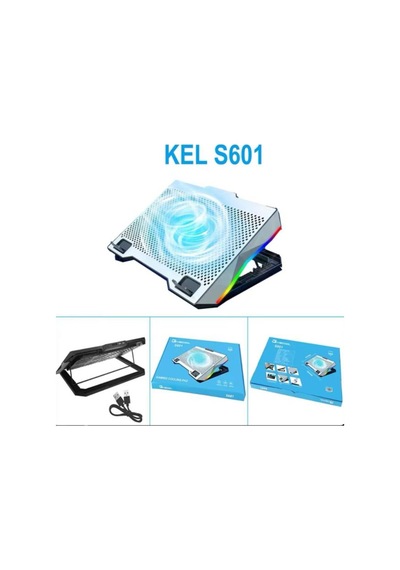 Büro Ev Ofis Bilgisayarı İçin Fanlı Rgb Işıklı Metalik Notebook Suğutucu