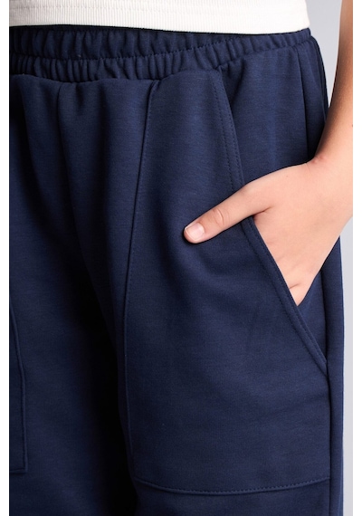 Defacto Yama Cepli Lastikli Jogger Fıt Eşofman Altı Kız Çocuk I2268a826aunv244 Lacivert-nv244