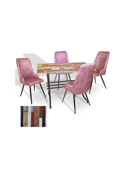 Japon - Çırağan Masa Takımı - 80x140 Werzalit, Wermodin Ve Allzalit Tabla - Redwood - Pembe Çok Renkli Japon - Çırağan Masa Takımı - 80x140 Werzalit, Wermodin Ve Allzalit Tabla - Redwood - Pembe Çok Renkli