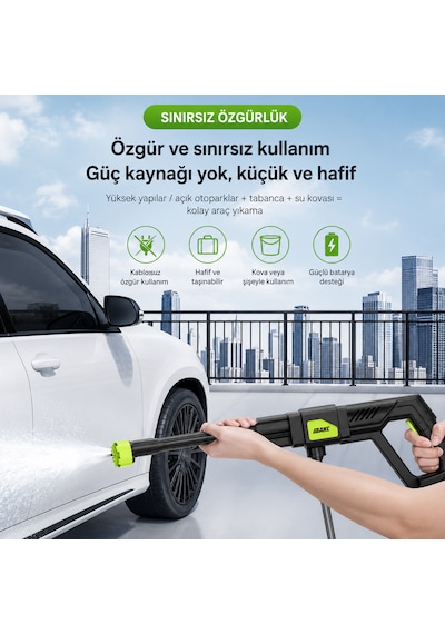 48v Güç Profesyonel Temizlik Yüksek Performanslı Akıllı Yıkama Sistemi Araç Bahçe Ve Ev İçin Çok Amaçlı Kullanım Diğer