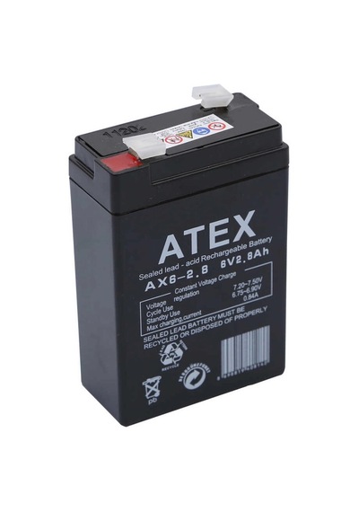 Atex Ax6-2.8 6v 2.8ah Akü