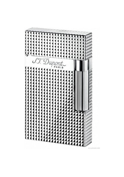 S.T. Dupont Silver Diamond Head Puro Çakmağı 16184