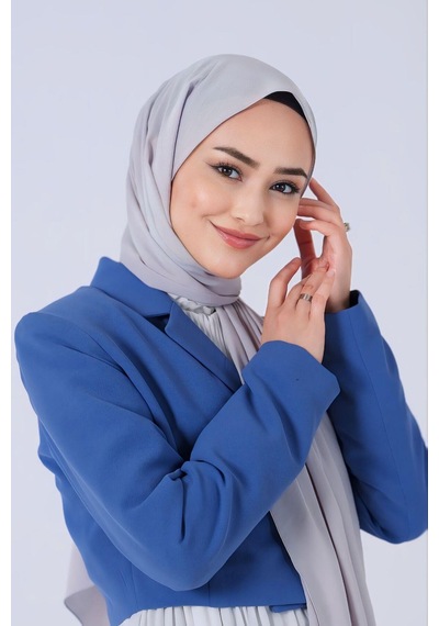 Harem Scarf Asya Şal - Gümüş - Gümüş