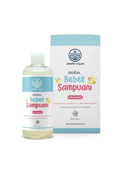 Doğal Bebek Şampuanı 500 Ml