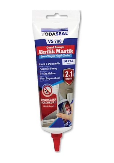 Vodaseal Vs-700 Genel Amaçlı Esnek Boyanabilir Akrilik Mastik Bey