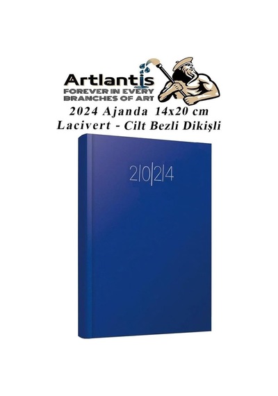 2024 Ajanda 14x20 Cm Çizgili Cilt Bezli Dikişli 1 Adet Günlük Planlayıcı Cilt Bezi Ciltli Ajanda 2024 Ofis Okul B Genel