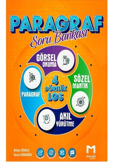 Mozaik Yayınları 8. Sınıf LGS Paragraf Mozaik Soru Bankası