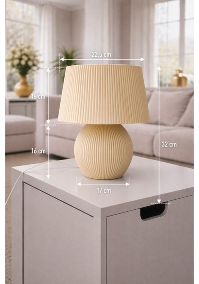 Letto Model - Led Abajur - Masa Lambası - Usb 5v İle Çalışır - Slim Led Aydınlatması Dahildir - Dekoratif Lamba - Renk Seçenekli Çok Renkli