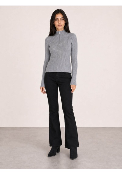 Loft Belinda Slim Fit Siyah Kadın Pantolon Lf2044346