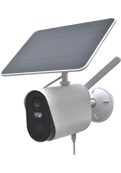 Avercloud Tuya Ac-s12 Ip Wıfı Spotlıght 2x6500k Beyaz Led Pır Bullet Solar Kamera
