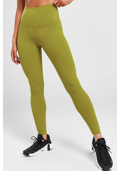 Nike Dri Fit Zenvy Gentle Support High Waisted 7/8 Leggings Kadın Yüksek Bel İç Cepli Spor Tayt Yosun Yeşili Koyu Yeşil