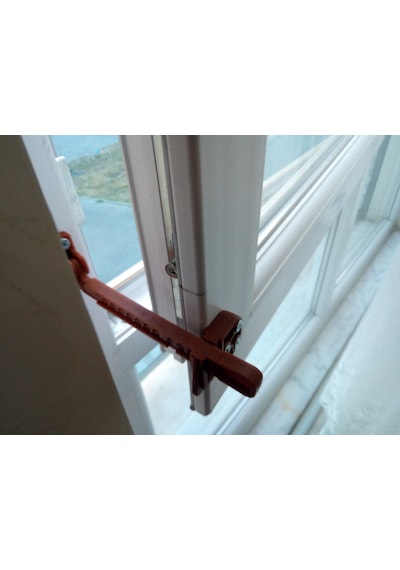 Pencere Havalandirma Mandali-Havalandirma Plastiği Renk Maun-5 Li