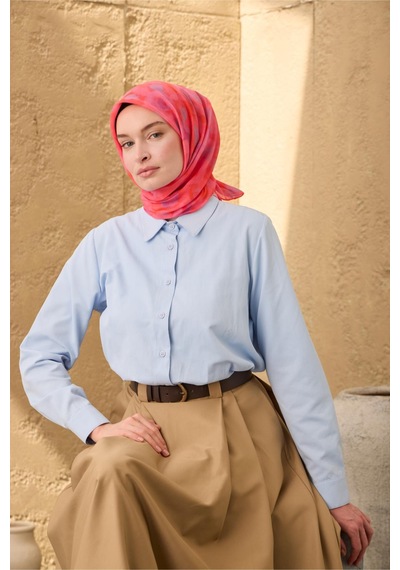 Silk Home Soft Eşarp 73098-14 Nar Çiçeği, Eflatun, Pembe