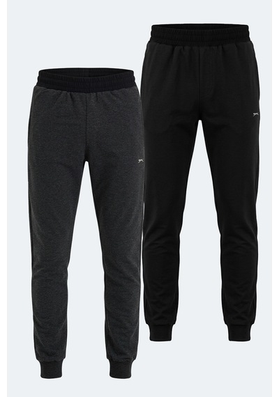 Slazenger Rajko 2 Li Set Erkek Eşofman Altı Siyah - Antrasit