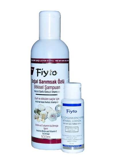 Fiyto Doğal Sarımsaklı Bitkisel Şampuan Seti 500 ML