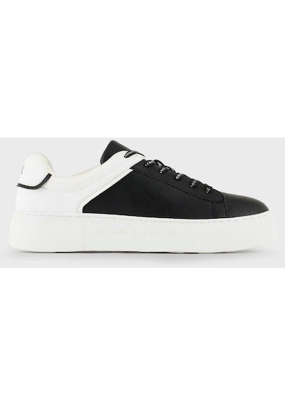 Armani Exchange Bayan Ayakkabı Xdx133 Xv725 S277 Siyah-beyaz Beyaz