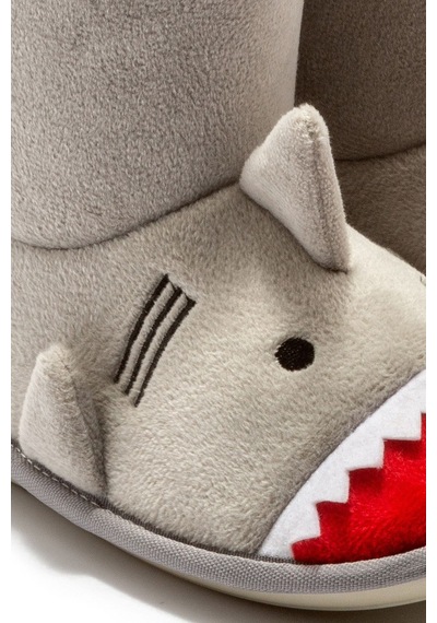 Twigy New Shark Çocuk Ev Botu Gri 30/35 AA0009 Gri