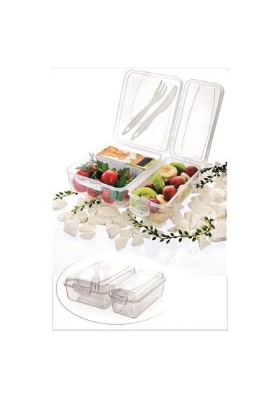 Takeaway Ergonomik Asorti Çatal Bıçaklı Pratik Yoğurt Saklama Kabı Go-53-vice 01534